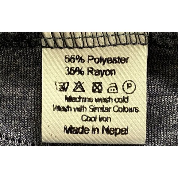 KATHMANDU Women Sleeveless Sweater Wave Textured Open Front One Size Blue 2-4 - Picture 12 of 12